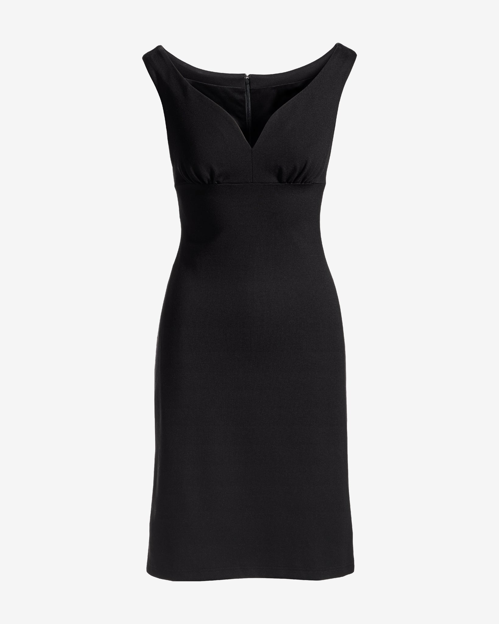 Elegant Sweetheart Neckline Sheath Dress Black - Image 2